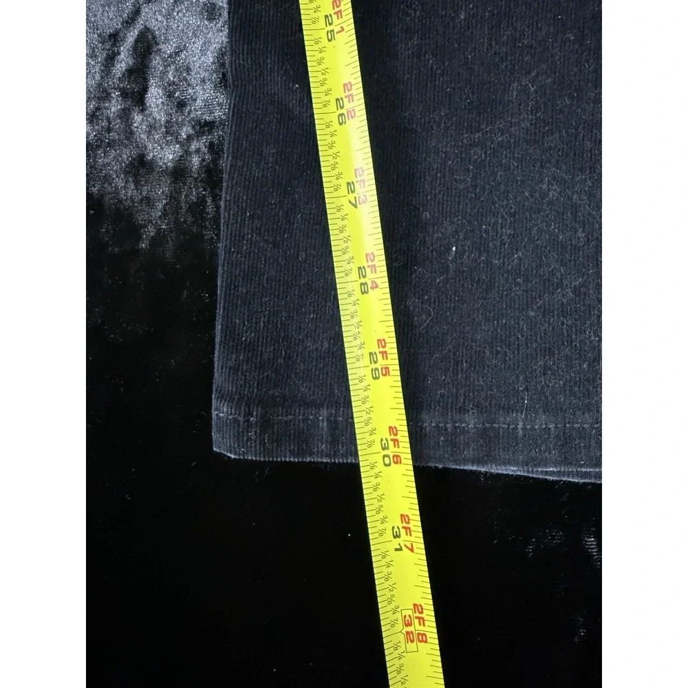 Levis‎ 505 Jeans Mens 29x32 Black Corduroy Pants Regular Straight Leg